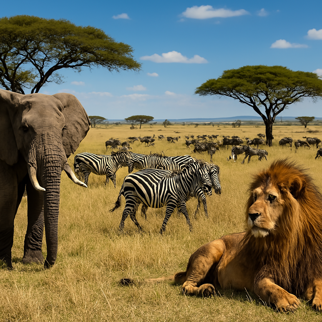 야생의 심장, 아프리카 자연 보호 구역 TOP 5: 인생샷 보장!