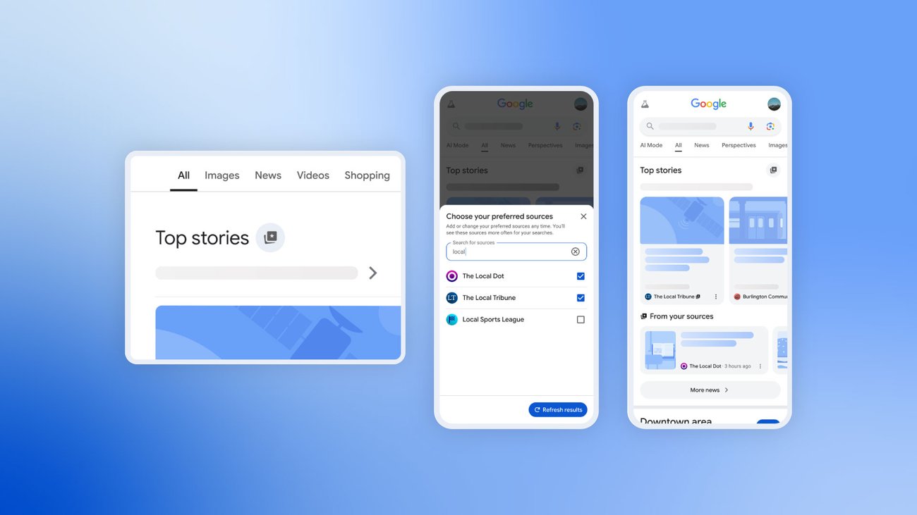 구글 Preferred Sources 기능, 검색의 판을 바꾸다