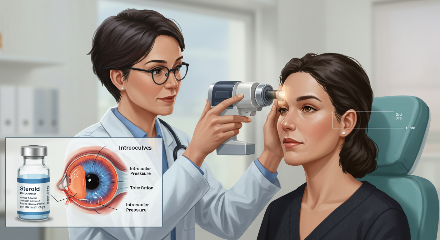 스테로이드가 안압을 올린다고? 녹내장 위험 완전 해부