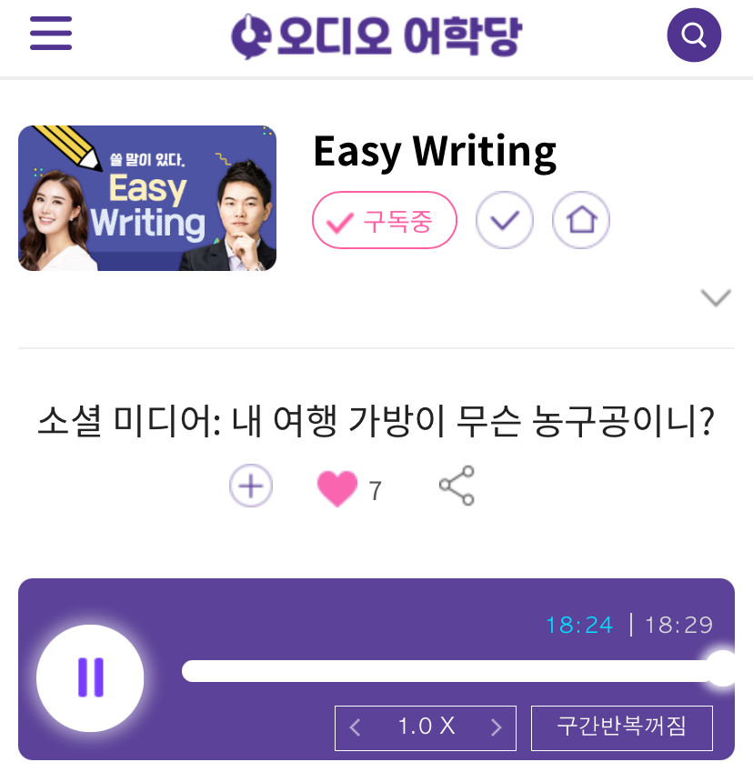 2025.09.04.목 Easy Writing 소셜 미디어: 내 여행 가방이 무슨 농구공이니? My Suitcase is Not a Bastketball.