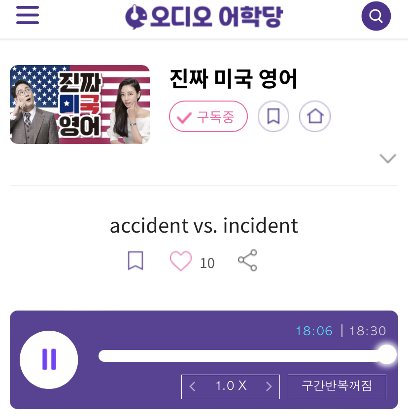 23.07.24.월 accident vs. incident 진짜 미국 영어 fender bender