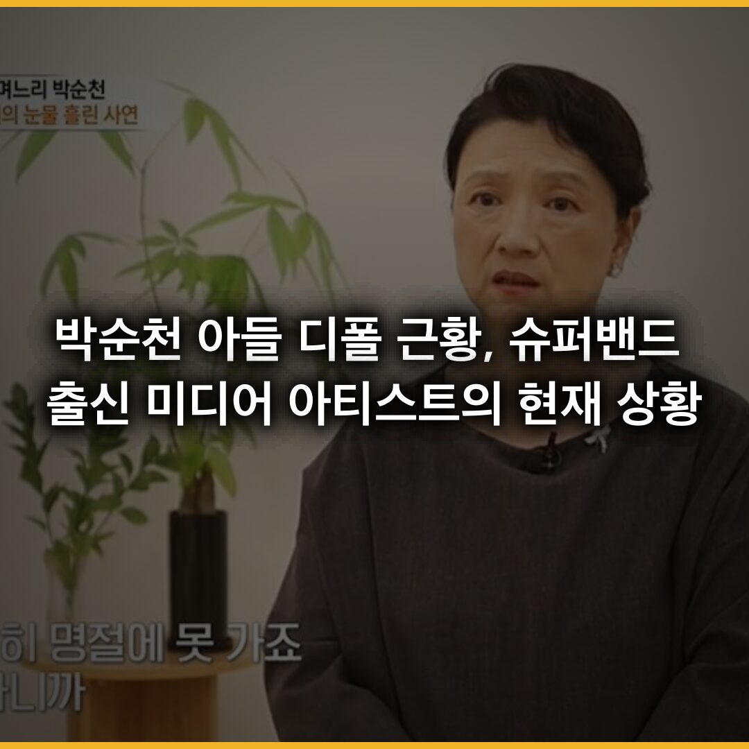 박순천 아들 디폴 근황, 슈퍼밴드 출신 미디어 아티스트의 현재 상황