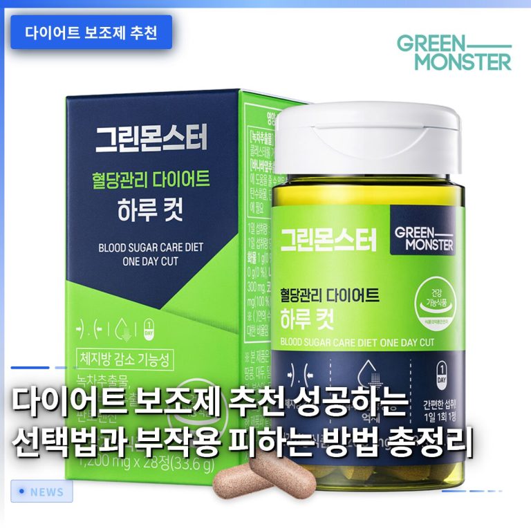 다이어트 보조제 추천 성공하는 선택법과 부작용 피하는 방법 총정리