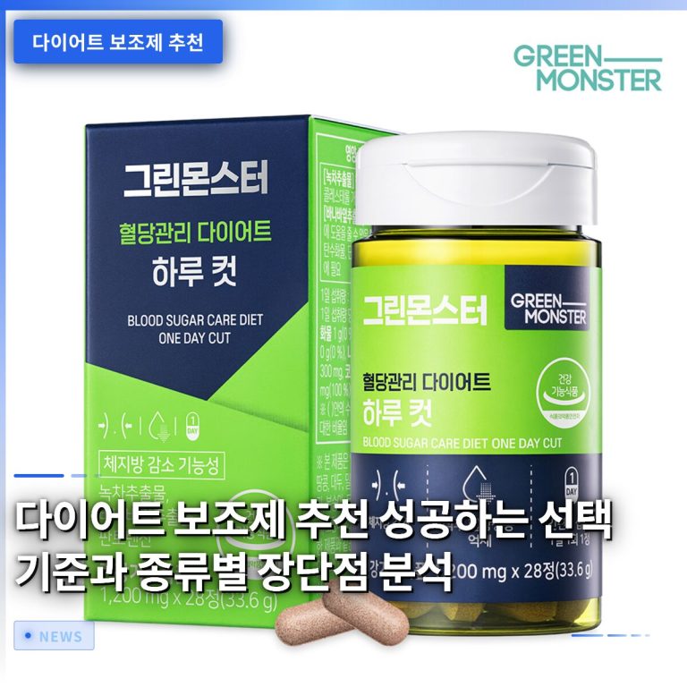 다이어트 보조제 추천 성공하는 선택 기준과 종류별 장단점 분석