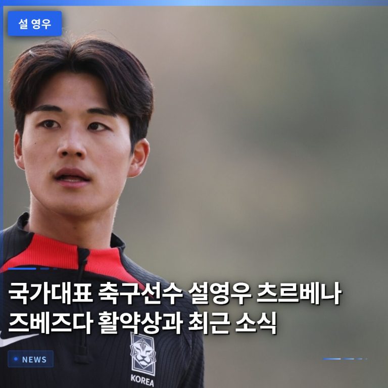 국가대표 축구선수 설영우 츠르베나 즈베즈다 활약상과 최근 소식