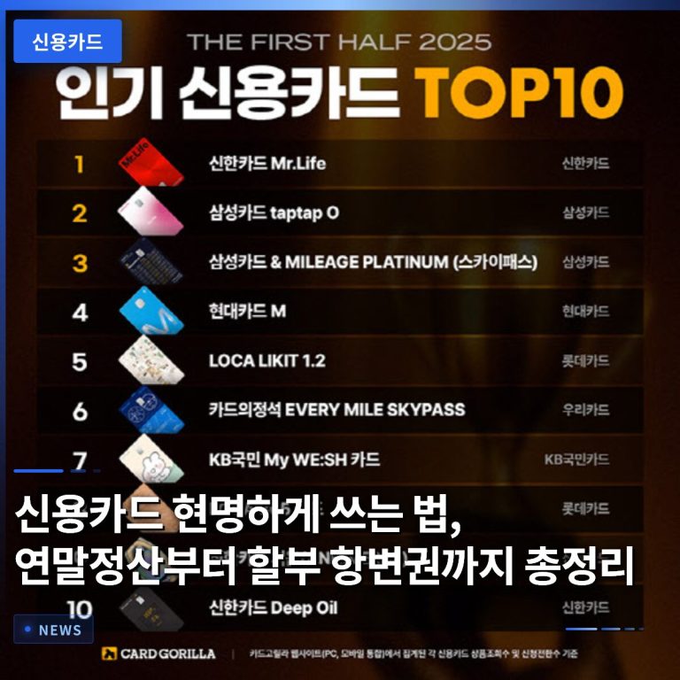 신용카드 현명하게 쓰는 법, 연말정산부터 할부 항변권까지 총정리
