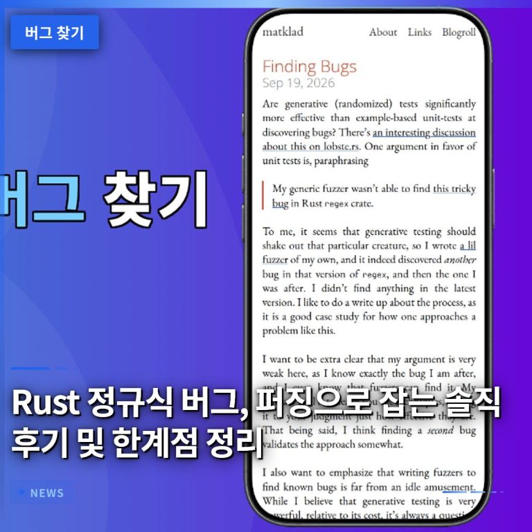 Rust 정규식 버그, 퍼징으로 잡는 솔직 후기 및 한계점 정리